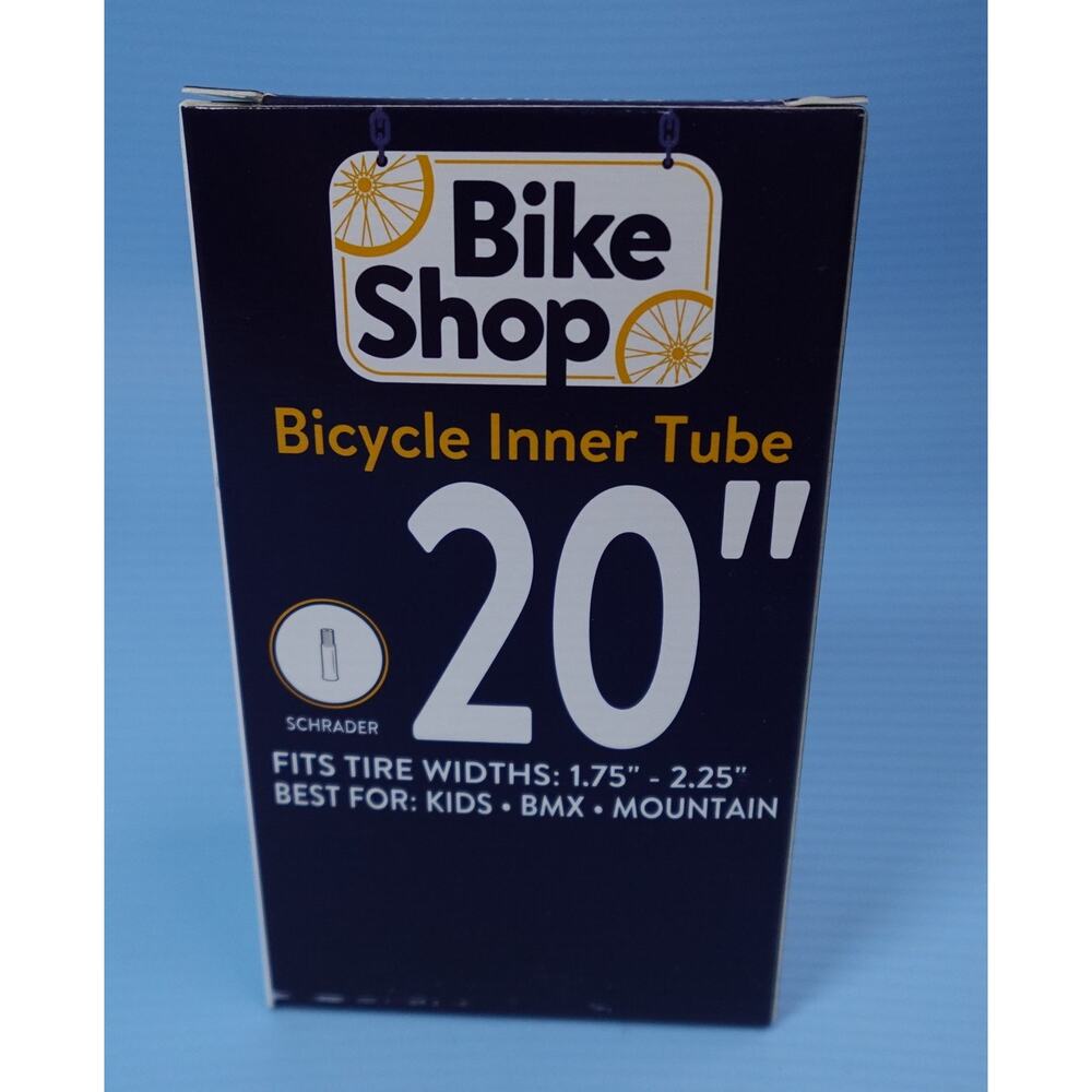 Bike Shop Bicycle Inner Tube 20" x 1.75" - 2.25" Schrader Valve BMX Mountain